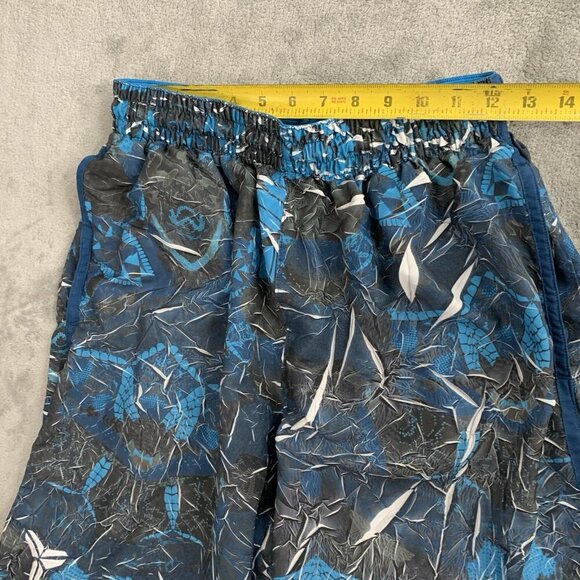 Nike Shorts Mens M Kobe Bryant Emerge Hyper Elite Reptile Print Blue Basketball - Picture 3 of 11